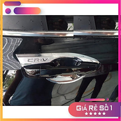 ốp tay nắm và hõm cửa mạ crom loại dày-ốp trang trí phụ kiện xe ô tô dành cho HONDA CRV 2018-2019-2020-2021