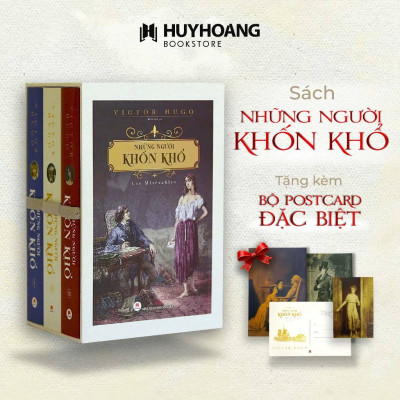 Sách - Boxset Những Người Khốn Khổ - Bộ 3 Tập - Huy Hoàng Bookstore