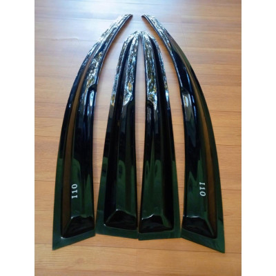 Vè Che Mưa Xe Hyundai i10 2014 - 2020, Bản Sedan - Hatchback nhựa đen