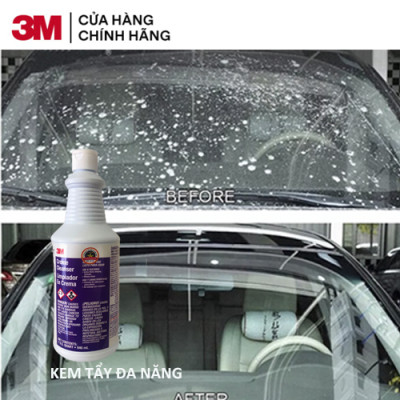 Kem Tẩy Ố, cặn Canxi, Mốc Kính Xe Hơi 3M- Tẩy sạch  inox, thép, các vật dụng nhà tắm Creme Cleanser Limpiador EnCrema  946ml