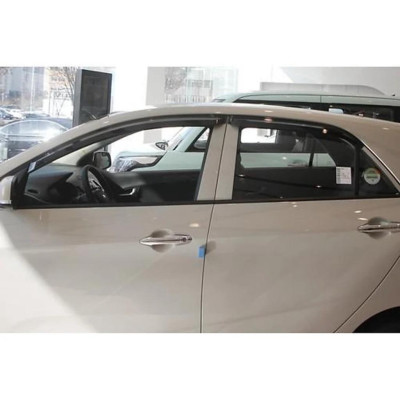 Vè Che Mưa Xe Morning 2015 - 2021 Cao cấp, Nhựa đen sáng bóng, che nắng, che mưa khi xuống kính