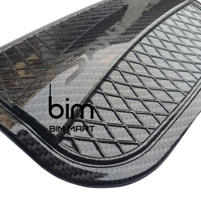 Ốp Nắp Bình Xăng Dành Cho Xe Hyundai Santafe 2021 Vân Carbon Cao Cấp