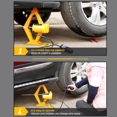 Bộ nâng kích gầm điện, kiêm máy bơm lốp và máy siết ốc ô tô đa năng 3 trong 1 ROGTZ TY-EJ06 - Hàng chính hãng, bảo hành 24 tháng