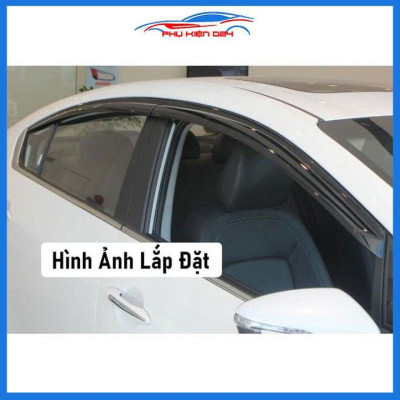Vè che mưa ô tô Kia K3 2021-2022-2023-2024 vè đen thái cao cấp chắn mưa, cản bụi, trang trí xe hơi