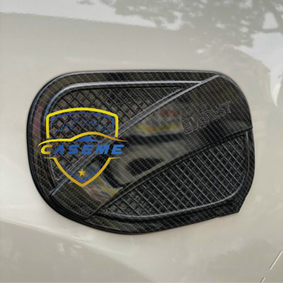Ốp Nắp Bình Xăng Vân Carbon Dành Cho Xe Ford Everest 2016-2021 Cao Cấp