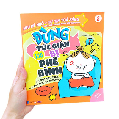 Sách Ehon Miu Bé Nhỏ Tự Tin Tỏa Sáng - Đừng Tức Giận Khi Bị Phê Bình