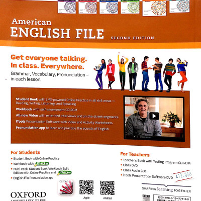 American English File (2 Ed.) 4: Student Book Pack - Paperback