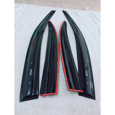 Bộ vè che mưa đen dành cho xe Vios 2019 2020 2021 hàng THÁI LAN bản TO và DÀY, có hình ảnh và vi deo thật của sản phẩm