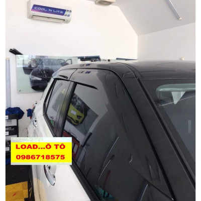 Bộ vè Che Mưa Xe Toyota Raize 2023-2021 Màu Đen Cao Cấp, Trang Bị Sẵn Keo Dán 3M