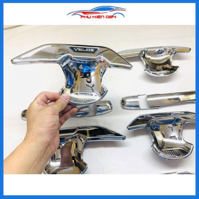 Ốp tay hõm cửa mạ crom Veloz 2022-2023 chống trầy va đập mở cửa xe