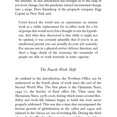 The Nowhere Office: Reinventing Work And The Workplace Of The Future