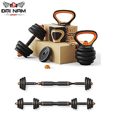 Bộ Tạ Tay Đa Năng Điều Chỉnh 20Kg Composite  6 Trong 1 FED-130220 Cao Cấp Đại Nam Sport