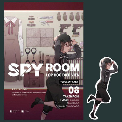 Sách - SPY ROOM - Lớp Học Điệp Viên - Tập 8 - Sougen Sara - Tặng Kèm Bookmark