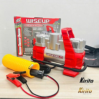 Bơm Lốp Xe Ô Tô 12V WiseUp – Giải Pháp Nhanh Chóng và Tiện Lợi Cho Lốp Xe Của Bạn