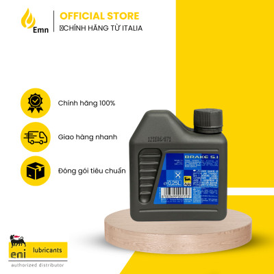 (HCM) Dầu thắng eni Brake Fluid DOT 5.1 250ml (Hàng nhập Ý)