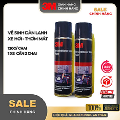Chai xịt vệ sinh hệ thống điều hòa ô tô 3M 3M-ACC (250ml)