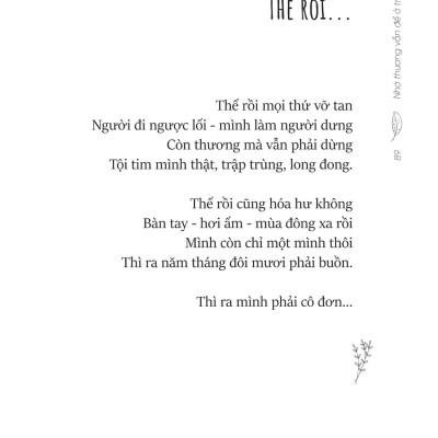 Nhớ Thương Vẫn Để Ở Trong Lòng