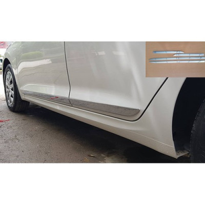 Bộ 4 miếng nẹp sườn HUYNDAI ACCENT 2008-2021 mẫu nhựa mạ crom cao cấp chuẩn phom