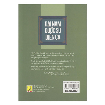 Sách - Đại Nam Quốc Sử Diễn Ca - Chính Thông Book