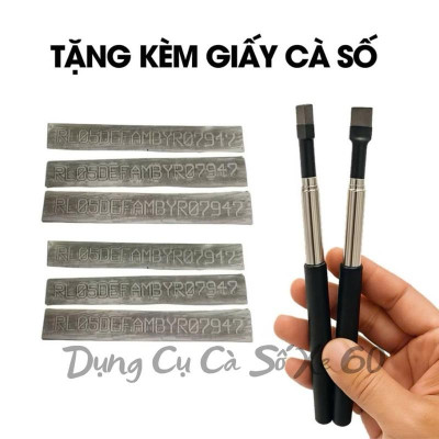 Dụng Cụ Cà Số Khung Xe Máy, Chuyên Dùng Cà Số Cho Ôtô Xe Máy, Giấy Cà Số Xe