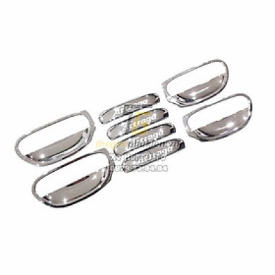 Bộ ốp tay nắm, hõm cửa xe Mitsubishi Attrage mạ Crom