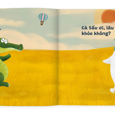 Sách Ehon - Ôm chầm - Dành cho trẻ từ 0 - 4 tuổi