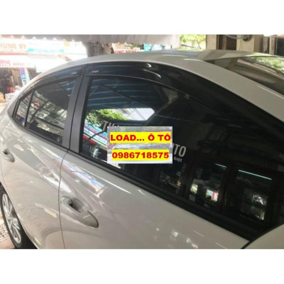 Vè che mưa Xe Toyota Vios 2022-2019 Mẫu Vè Đen Cao Cấp, Vè che mưa đen Vios