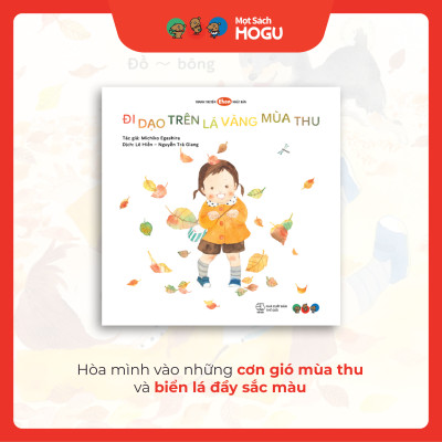 Truyện Ehon bé 1-2-3 tuổi - Đi dạo trên lá vàng mùa thu