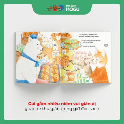 Truyện Ehon bé 3-4-5 tuổi - Tiệm bánh động vật