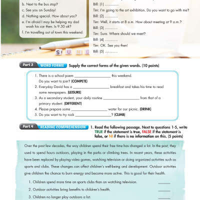 Practice Test Grade 8