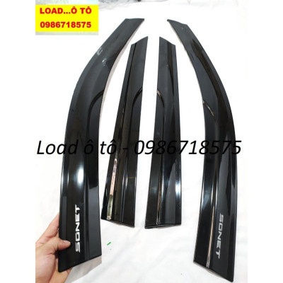 Vè Che Mưa Đen KIA SONET 2022-23 Mẫu Vè Đen Thái Dày Loại 1 Cao Cấp