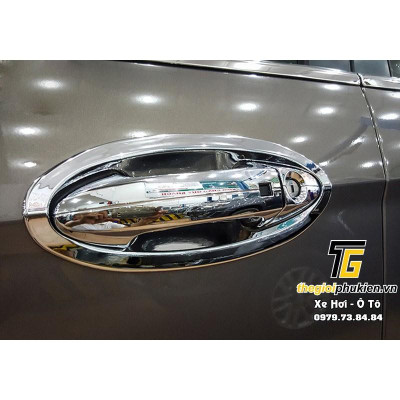Bộ ốp tay nắm cửa, hõm cửa xe Ford Ecosport 2014-2020 mạ Crom