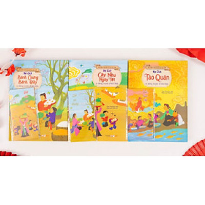 BỘ SÁCH TẾT: KHO TÀNG TRUYỆN CỔ TÍCH VIỆT NAM (3 CUỐN). Tặng bao Lixì may mắn