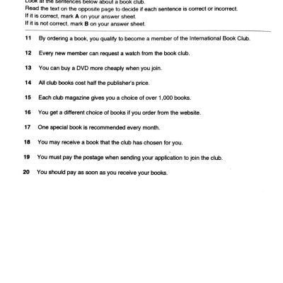 Cambridge Preliminary English Test 6 Student