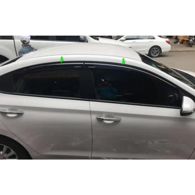 Vè Che Mưa Xe Hyundai Aceent 2019 - 2023 Cao cấp, nhựa đen bóng, che nắng, che mưa khi xuống kính