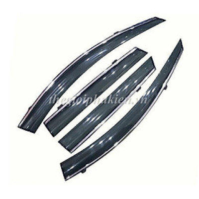 Bộ vè che mưa Mazda CX-5, CX5 2014-2017 chỉ mạ Crom cao cấp