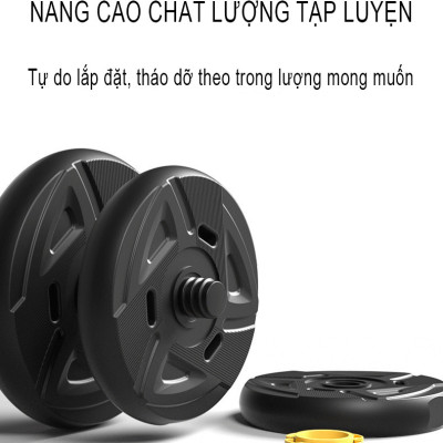Bộ Tạ Tay Đa Năng Điều Chỉnh 40kg Thiết Kế Mới Chính Hãng Đại Nam Sport + Tặng Găng Tay Tập Tạ