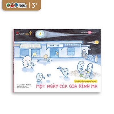 Truyện Ehon bé 3-4-5 tuổi - Một ngày của gia đình ma