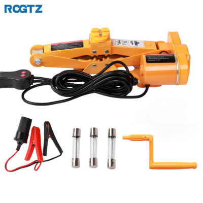 Bộ nâng kích gầm điện ô tô nhãn hiệu ROGTZ TY-EJ02 tải trọng 2 tấn, điện áp 12V,  Chiều cao nâng tối đa: 35cm - HÀNG NHẬP KHẨU