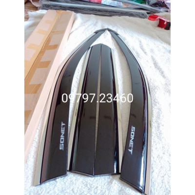 Vè che mưa Kia Sonet 2021-2022 chỉ inox cao cấp, đổi lại và hoàn tiền trong 30 ngày nếu không hài lòng