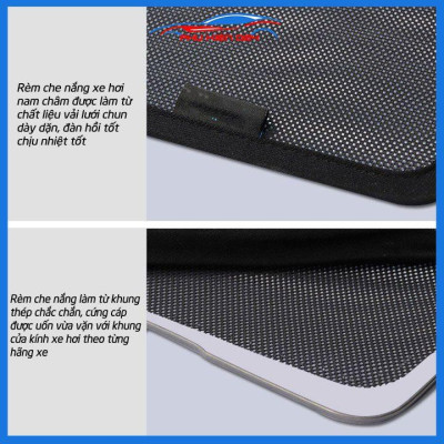 Bộ rèm che nắng ô tô nam châm theo xe Vinfast Vfe34 2022-2023 chắn nắng tốt, lắp đặt đơn giản, tiện lợi