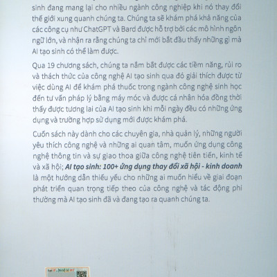 AI Tạo Sinh: 100+ Ứng Dụng Thay Đổi Xã Hội - Kinh Doanh 