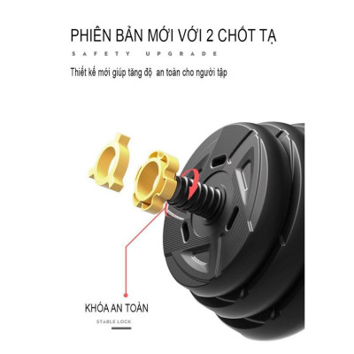 BỘ TẠ TAY ĐA NĂNG KẾT HỢP TẠ ĐẨY 30KG (MẪU MỚI -TẶNG KÈM GĂNG TAY)