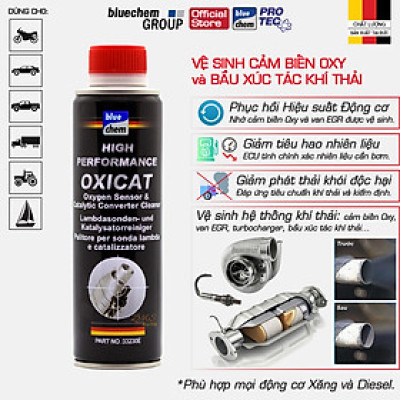 Dung dịch Bluechem Vệ sinh Cảm biến Oxy và Bộ xúc tác khí thải (Oxicat) 300ml