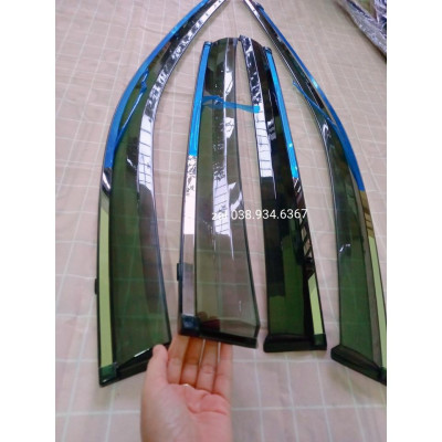 Vè che mưa mazda Cx5 2018-2022 chỉ mạ crom sáng bóng, chất liệu dày và bền, có vi deo rivew sản phẩm