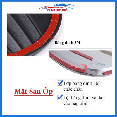 Ốp nắp bình xăng Elantra 2019 mạ crom chống trầy trang trí ô tô