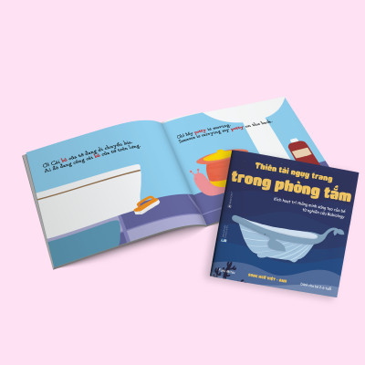 Sách Ehon Thiên Tài Ẩn Náu Trong Phòng Tắm