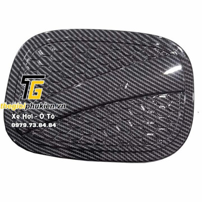 Ốp nắp đậy bình xăng Mazda CX8, CX-8 vân Carbon
