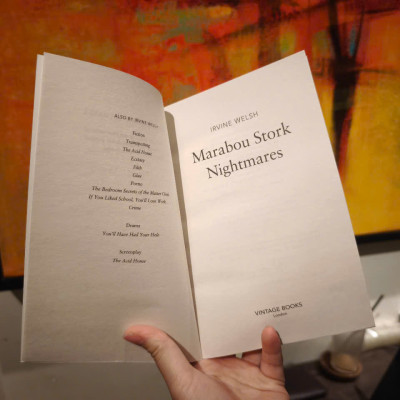 Sách - Marabou Stork Nightmares by Irvine Welsh - Fiction / Horror in English