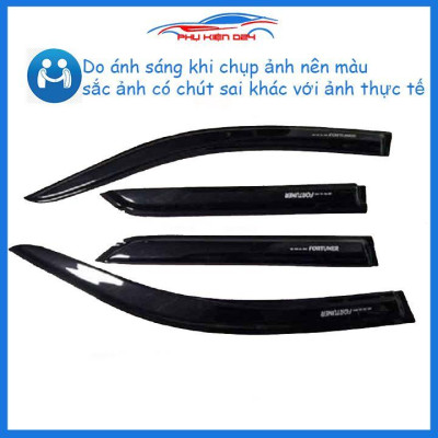 Vè mưa Fortuner 2017-2018-2019-2020 vè đen che mưa bảo vệ trang trí xe